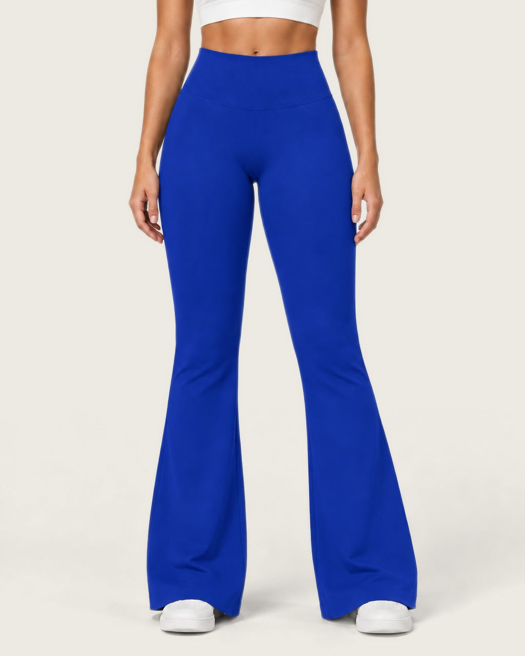 ROMY Sculpt Flare Pant in Royal — product view
