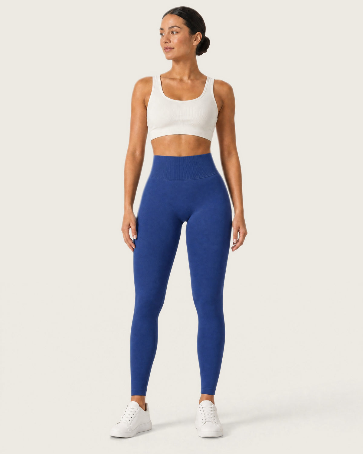 ROMY Sculpt Seamless Legging in Cobalt — front view
