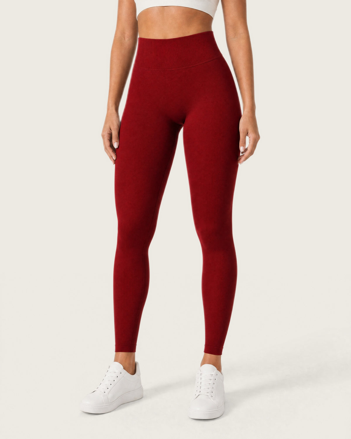 ROMY Sculpt Seamless Legging in Crimson — product view