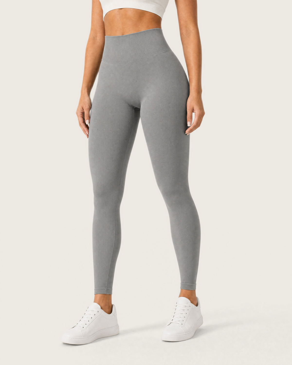 ROMY Sculpt Seamless Legging in Heather Grey — product view