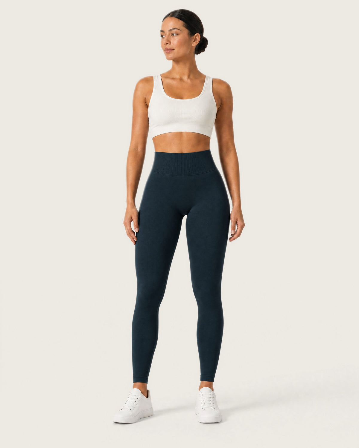 ROMY Sculpt Seamless Legging in Midnight — front view