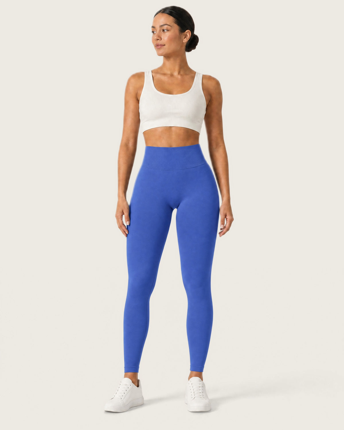 ROMY Sculpt Seamless Legging in Royal — front view