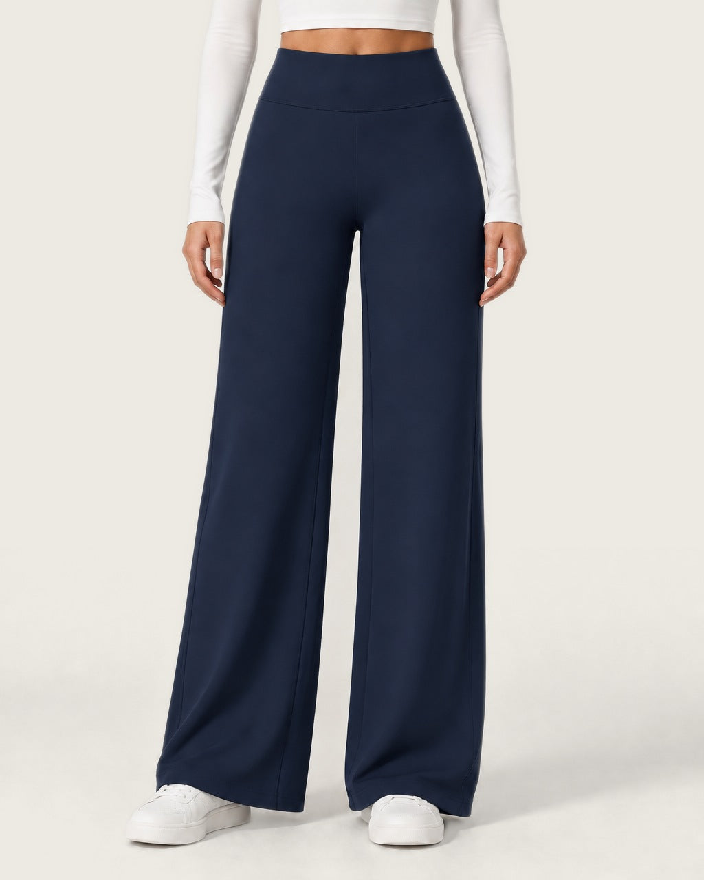 ROMY Ease Wide Leg Pant in Navy — product view