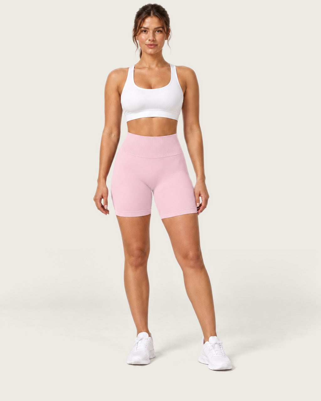 ROMY Form Seamless Shorts in Blossom — front view