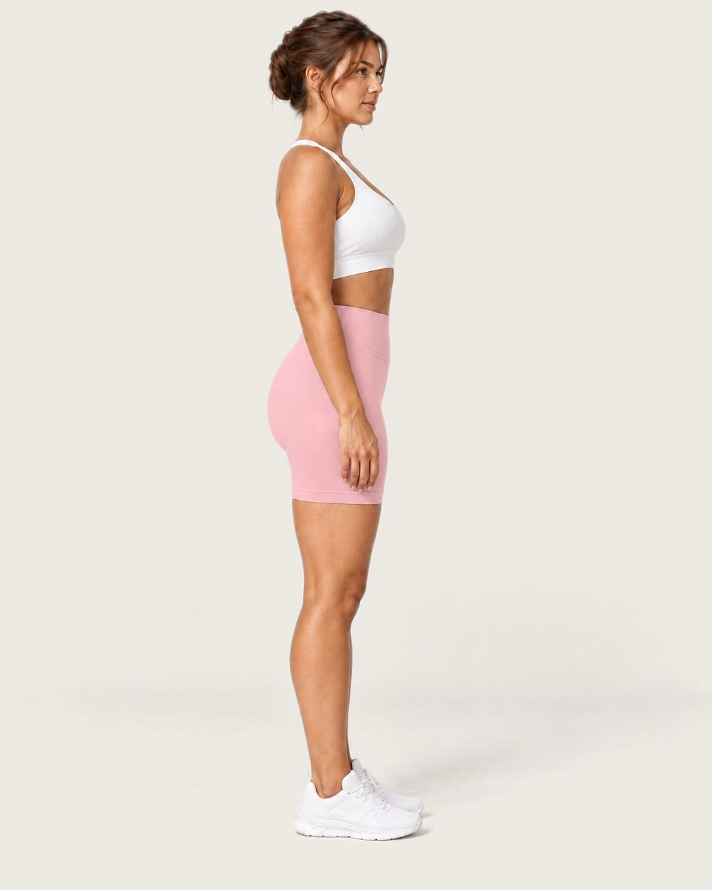 ROMY Form Seamless Shorts in Blossom — side profile