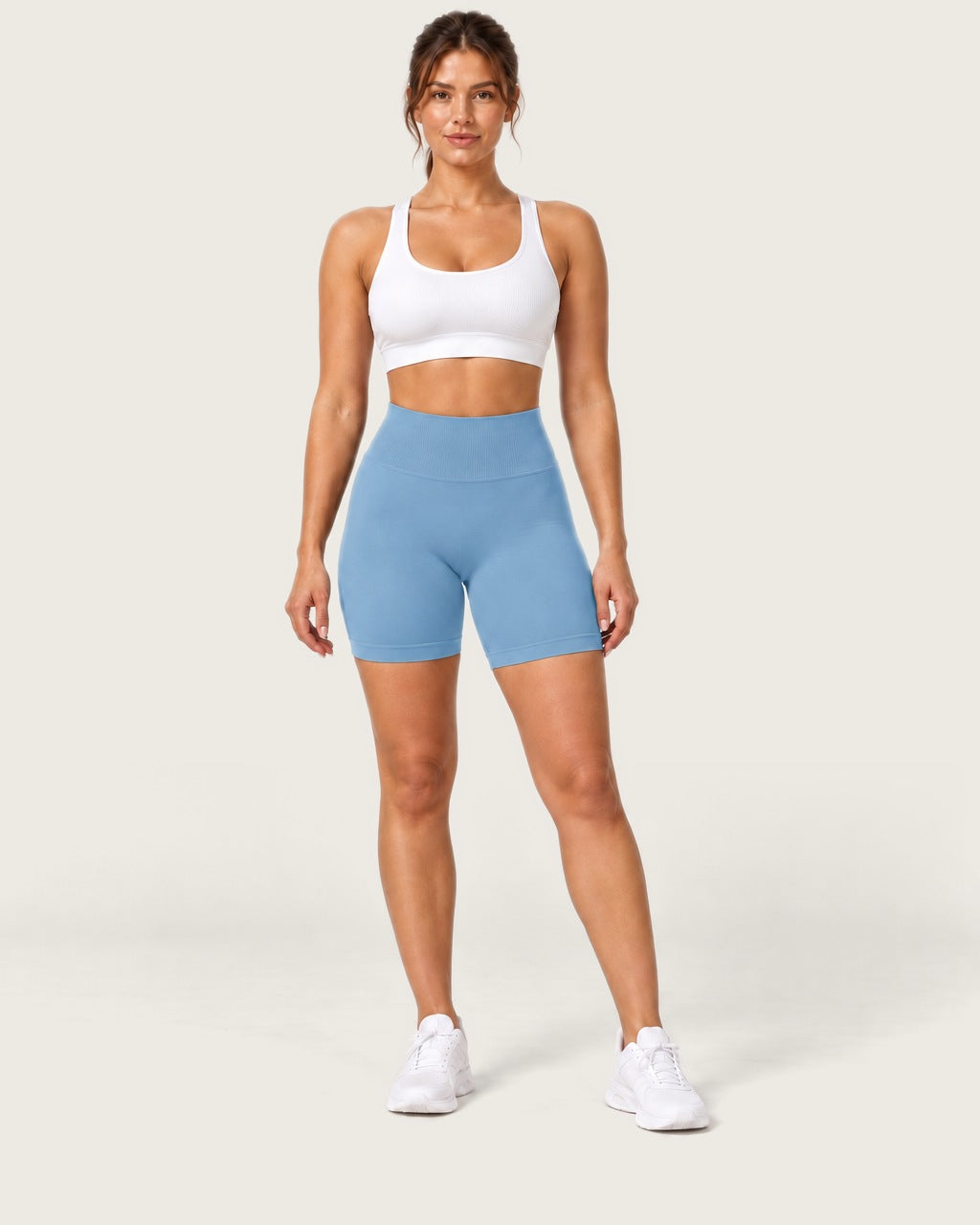ROMY Form Seamless Shorts in Horizon — front view