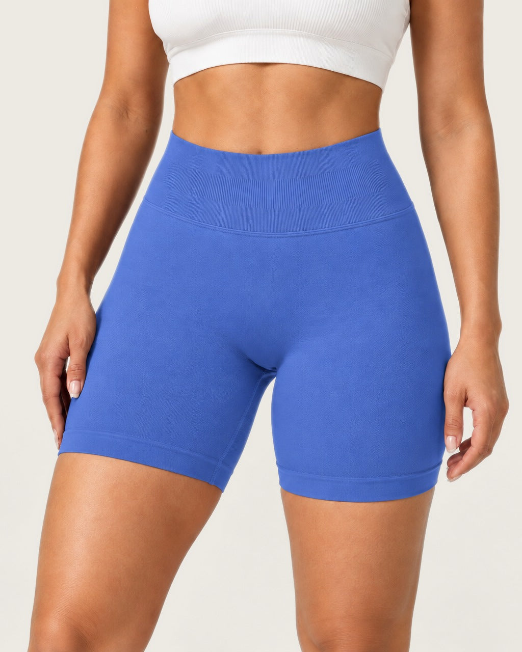 ROMY Form Seamless Shorts in Royal — product view
