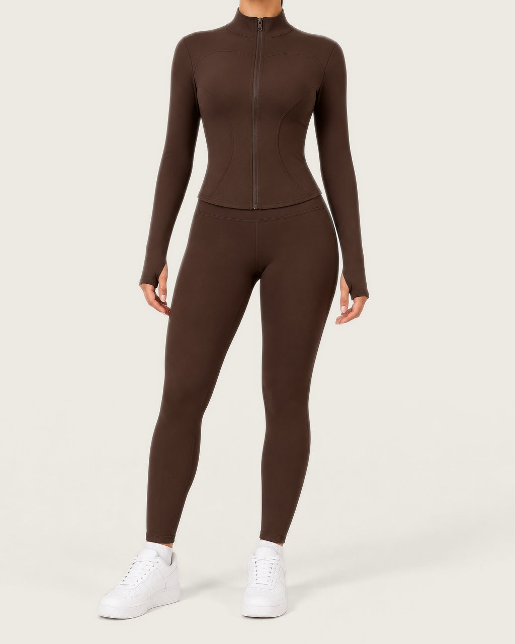 ROMY Studio Zip Set in Espresso — product view