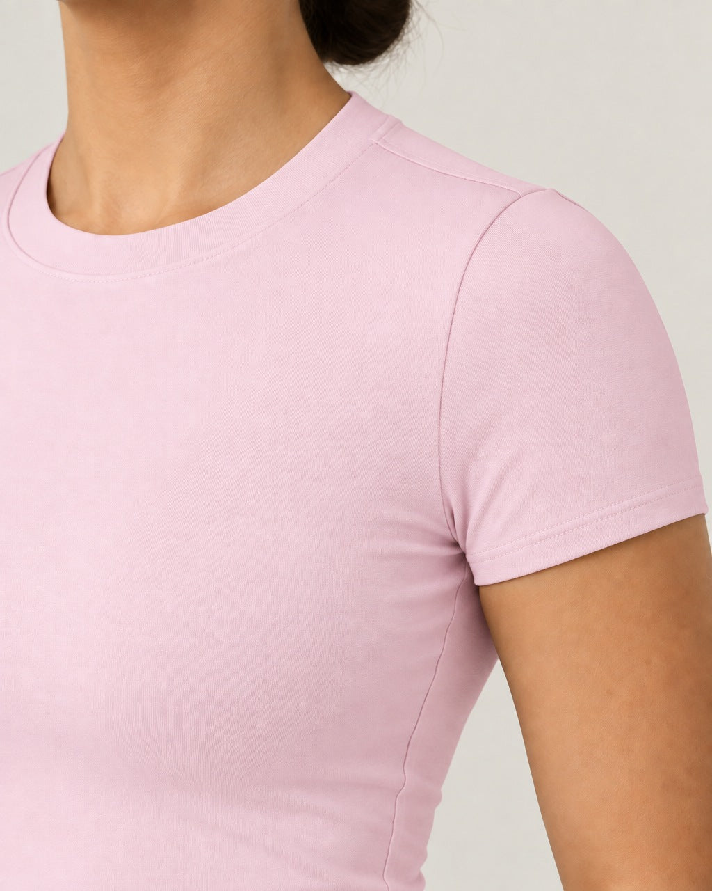 ROMY The Anchor Top in Blossom — close-up of waistband and fabric