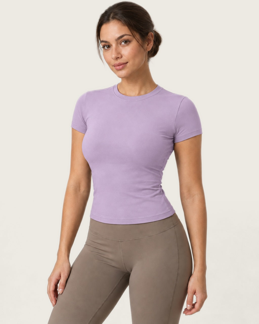 ROMY The Anchor Top in Lavender — front view