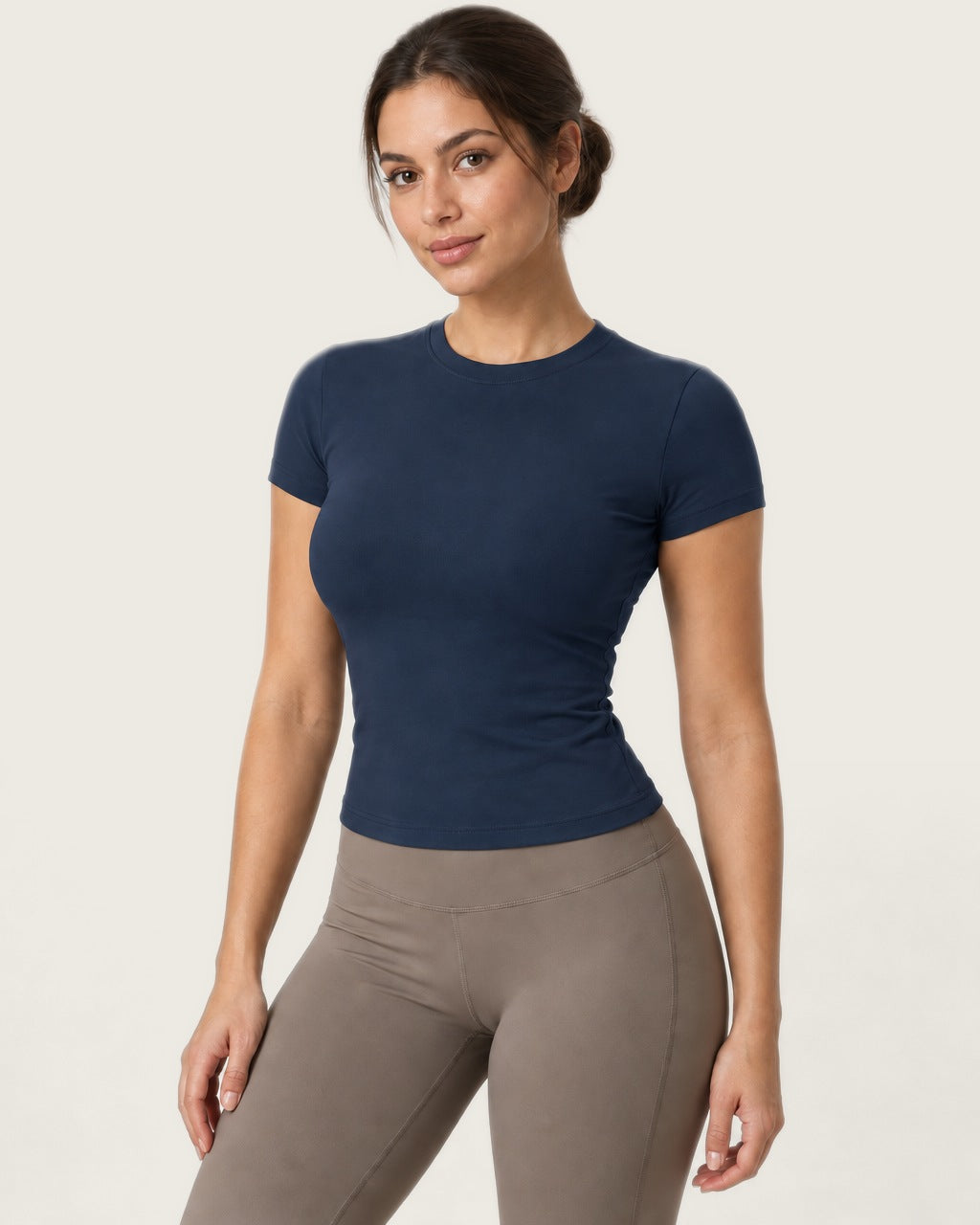 ROMY The Anchor Top in Navy — front view
