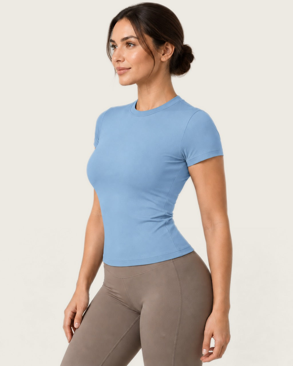 ROMY The Anchor Top in Sky — side profile